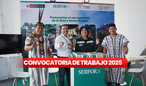 ¿Buscas trabajo en Lima o Ica? Serfor lanza convocatoria de trabajo CAS con sueldos de hasta S/11.000: ¿cómo postular?