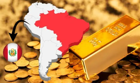 Este es el país de Sudamérica con mayores reservas de oro en el mundo: Perú tiene 2.300 toneladas y se ubica en este puesto