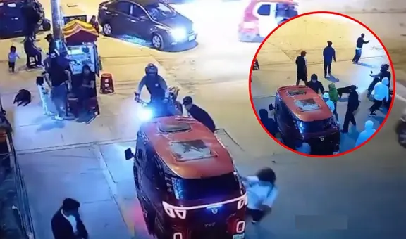 Atacan en grupo a mototaxista en Villa El Salvador: más de 10 sujetos robaron y golpearon vehículo