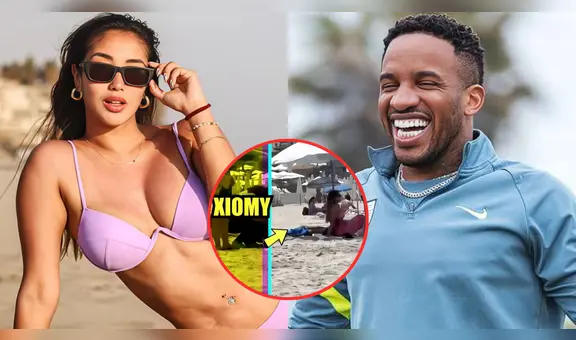 Jefferson Farfán y Xiomy Kanashiro se lucen juntos en la playa en medio de rumores de romance