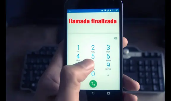 ¿Por qué cuando llamo a un número, se corta sola y me aparece “Llamada finalizada”?