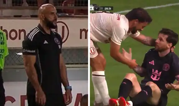 Guardaespaldas de Lionel Messi tuvo tensa reacción tras falta de Gabriel Costa al '10'