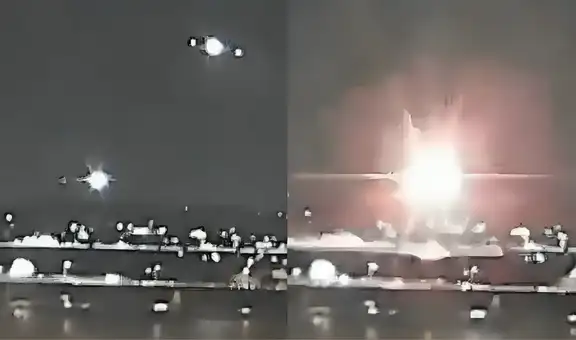 Avión de American Airlines choca con helicóptero militar en USA: video del preciso momento del accidente aéreo en Washington