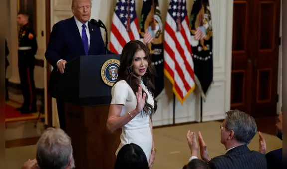 Secretaria de Seguridad Kristi Noem hace comentarios xenofóbicos contra inmigrantes en EE.UU: les dijo "basura"