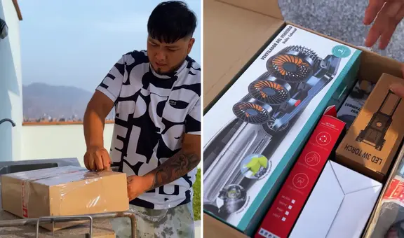 Peruano compró caja misteriosa en Internet por S/100 y se lleva sorpresa: "Saldría para negocio"