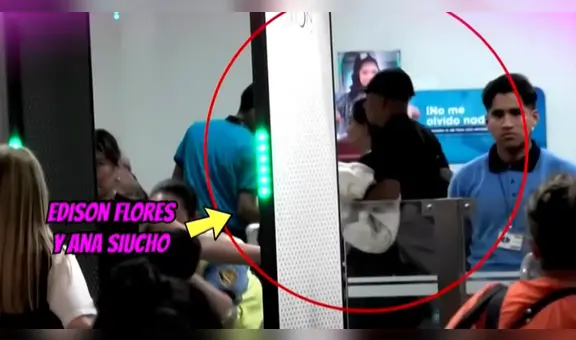 Edison Flores y Ana Siucho son captados saliendo del país en medio de rumores de reconciliación: "Ya no regresamos"
