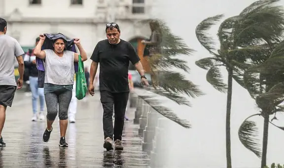 Alerta meteorológica en Lima y 9 regiones del Perú: Senamhi advierte lluvias y ráfagas de viento de hasta 35 km/h