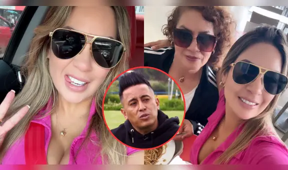 Pamela López reaparece con su madre tras graves acusaciones de Christian Cueva: "Por más damas como tú"