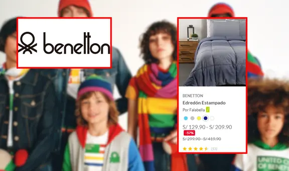 Benetton lanza remate de ropa, mochilas y miles de productos en Perú con más del 70% de descuento tras cierre de más de 400 tiendas