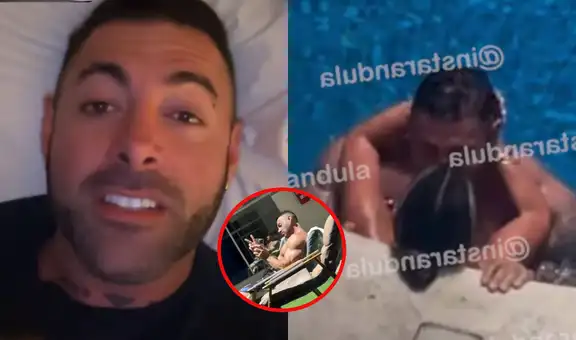 Sebastián Lizarzaburu aclara su relación sentimental tras ser captado con misteriosa mujer en una piscina: "Solo ella"