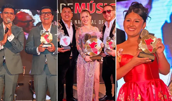 Grupo 5, Daniela Darcourt, Corazón Serrano, Leslie Shaw, Deyvis Orosco y más artistas triunfan en los Premios Cape Música 2025