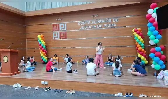 Corte de Piura desarrolla con éxito vacaciones útiles “Justikids 2025”