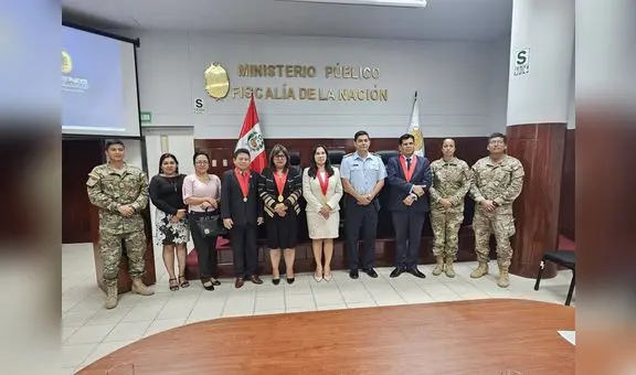 Operadores de justicia participan en exposición sobre uso del Satélite PerúSat para combatir el crimen organizado