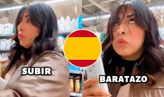 Joven peruana visita supermercado en España y compara los precios: "En Perú es más caro"