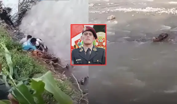 Policía muere tras ser arrastrado por corriente de río en Huánuco: "Lo han dejado morir", denuncia la familia