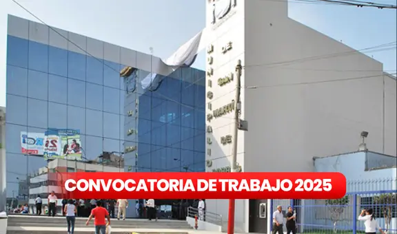 ¿Buscas trabajo? Municipalidad de San Martín de Porres lanza ofertas de empleo con sueldos desde S/1.500 y con secundaria como requisito