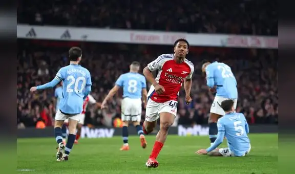 Arsenal de goles: gunners golearon 5-1 a Manchester City y siguen segundos en la Premier League 2024-2025