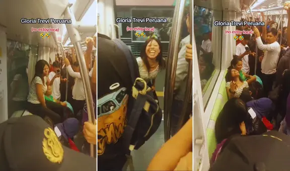 Usuarios de la Línea 1 del Metro de Lima encuentran a "Gloria Trevi peruana": "No estoy loca"