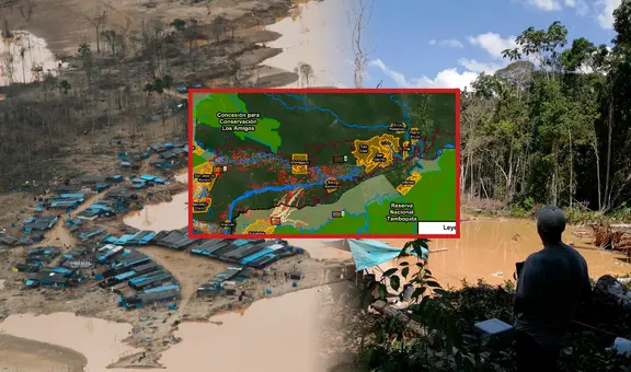 Rastreo satelital detecta aumento de minería ilegal en zonas protegidas