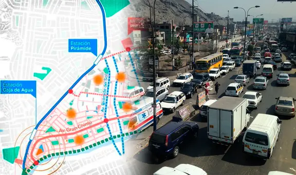 Así es el plan vial que promete acabar con el tráfico en San Juan de Lurigancho y conectar con el Metro de Lima