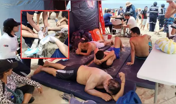 Piura: más de 50 bañistas sufren picaduras de rayas y son atendidos en playa de Paita