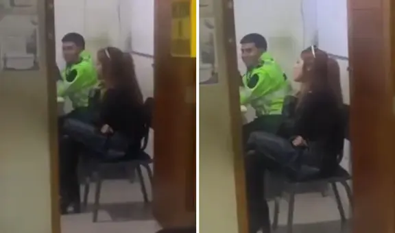 Peruana cantó en comisaría para que la liberen y el insólito momento es viral: "Resolvió"