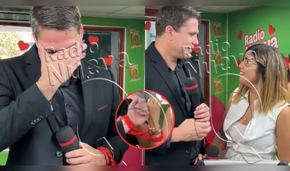 Paco Bazán se 'casa' en vivo con Susana Alvarado y le dedica románticas palabras: "Prometo cuidarla"