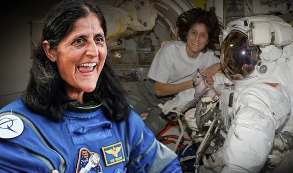 Suni Williams, astronauta varada 7 meses en el espacio, habla desde la Estación Espacial: "Intento recordar cómo es caminar"