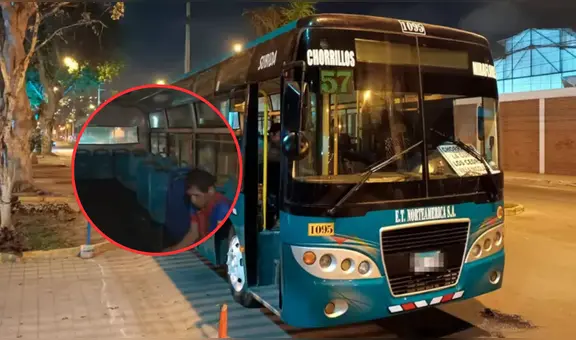 Balean bus con pasajeros en Chorrillos y hieren a chofer: conductor manejó 10 cuadras para huir de extorsionadores