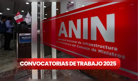 ANIN lanza nueva convocatoria de trabajo 2025 con vacantes para asistentes, gerentes y más con sueldos de hasta S/ 15.000