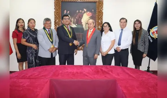 Presidente de la corte y decano del colegio de abogados se reunieron para fortalecer la atención de los usuarios judiciales