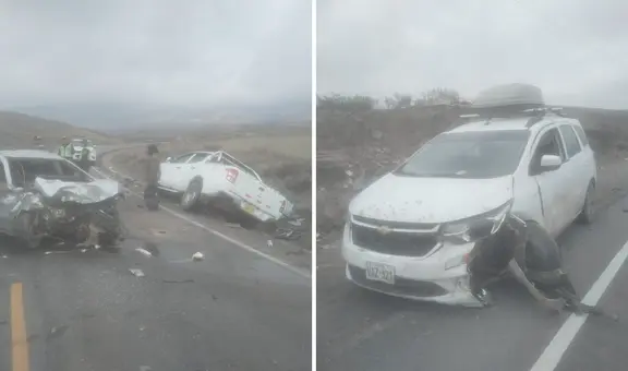 Choque de autos deja 2 personas fallecidas en la carretera Arequipa-Puno: detienen a presuntos homicidas culposos