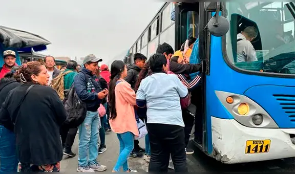Paro de transportistas EN VIVO: reportan gran cantidad de buses de transporte público en Puente Nuevo