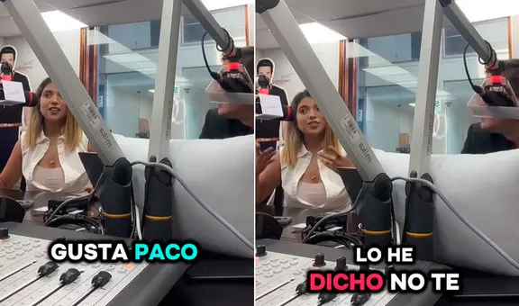 Susana Alvarado se incomoda al responder si le gusta Paco Bazán, quien estaba a su lado: “No he dicho eso”
