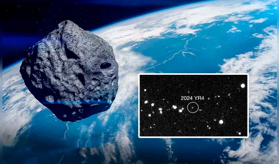 Asteroide 2024 YR4 aumenta probabilidades de impactar con la Tierra en 2032, según agencias espaciales