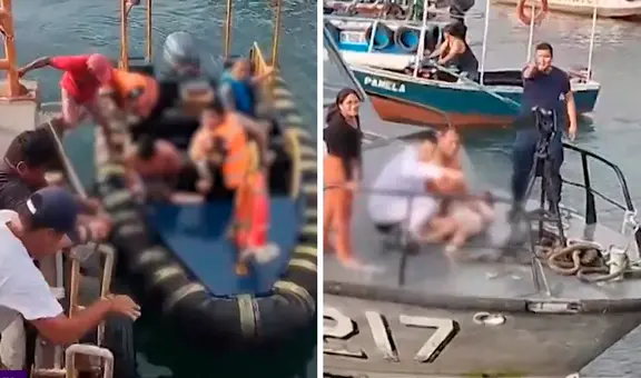 Joven madre y su hija mueren ahogadas tras hundimiento de bote en Chancay: 14 personas fueron rescatadas