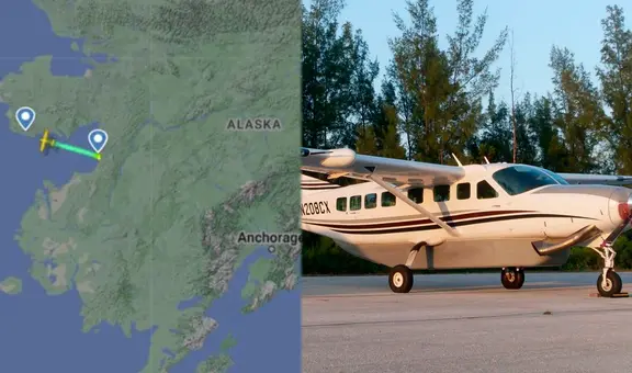 ¿Cómo va la búsqueda del avión desaparecido en Alaska? Todo sobre el Cessna Caravan que perdió contacto con 10 personas a bordo