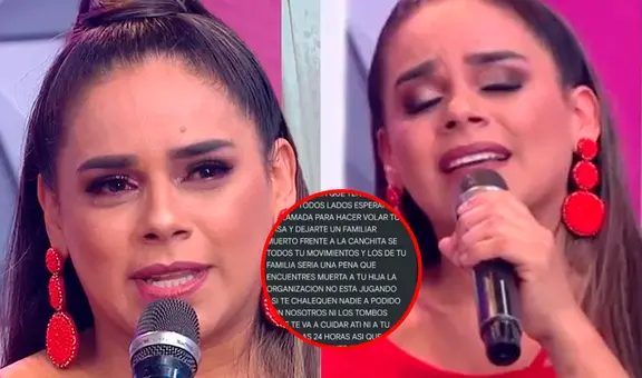 Giuliana Rengifo revela que está siendo extorsionada: “Me van a volar con una granada si no les doy S/ 30.000”