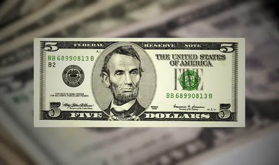 Estos son los factores para identificar billetes de US$5 que pueden valer hasta US$282.000 en Estados Unidos