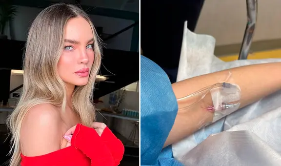 Belinda es llevada de emergencia al hospital y preocupa a sus fans con foto desde una camilla