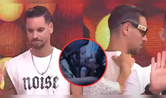Anthony Aranda 'abandona' set de 'MQM' en vivo tras ver escenas de besos de Melissa Paredes: "Pero tú me dijiste..."