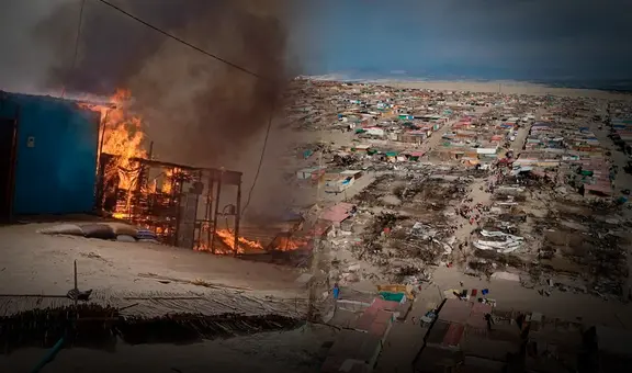 Feroz incendio arrasa 58 viviendas en Chimbote: al menos 47 familias se quedaron sin hogar en la zona de San Pedro