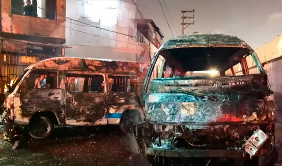 Nuevo atentado contra El Argentino: incendian una combi en el Callao y empresa suma 2 ataques en una semana