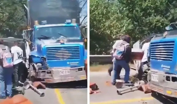 "Ni en la muerte hay paz": carroza fúnebre choca con camión y el ataúd sale disparado