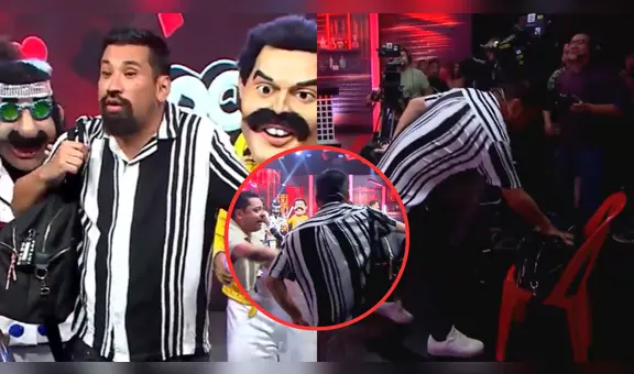 Aldo Miyashiro tiene explosiva reacción y 'abandona' EN VIVO el set de 'Ocho locos': "No me gusta"