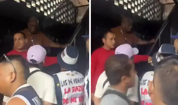Elejalder Godos vivió momentos de tensión en Matute y seguridad de Alianza Lima tuvo que resguardarlo
