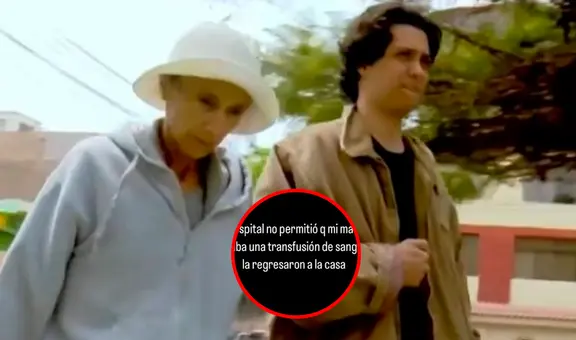 Vasco Madueño denuncia que hospital le negó una transfusión de sangre a su madre con cáncer: “La regresaron a casa”