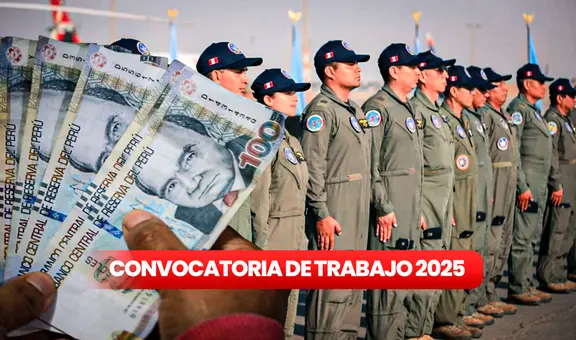Fuerza Aérea del Perú ofrece empleos con sueldos desde S/3.000 para personas con secundaria o título universitario