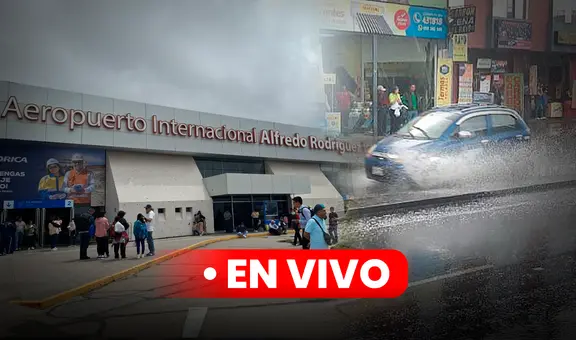 Lluvias en Arequipa HOY EN VIVO: cancelan vuelos, calles inundadas y pronóstico para los próximos días