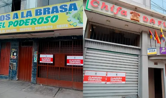 Independencia: chifas y pollerías fueron multadas con más de 11.000 soles por insalubres